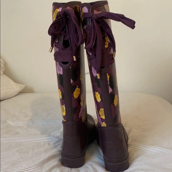 Coach Fur Lined Wellies - Picture 2 of 2